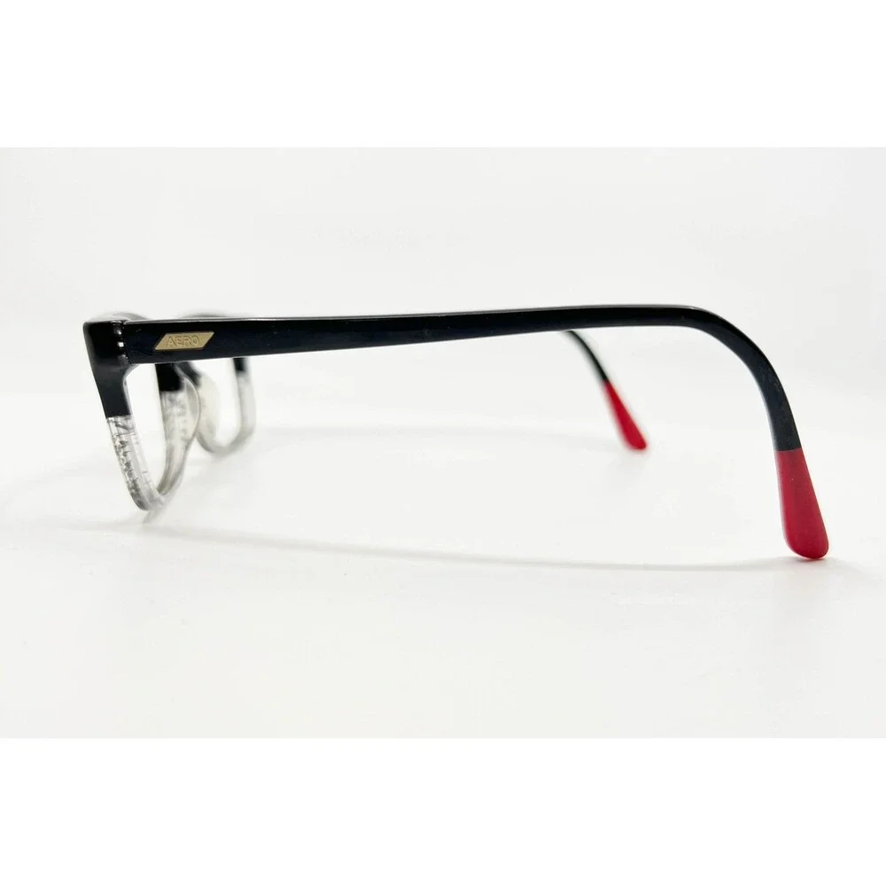 Aeropostale Eyeglass Frames Mens Black Clear Wayfarer AEMO870 50-17-145